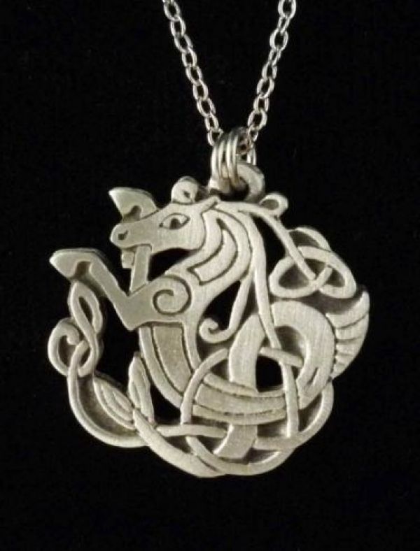 Celtic Seahorse Necklace